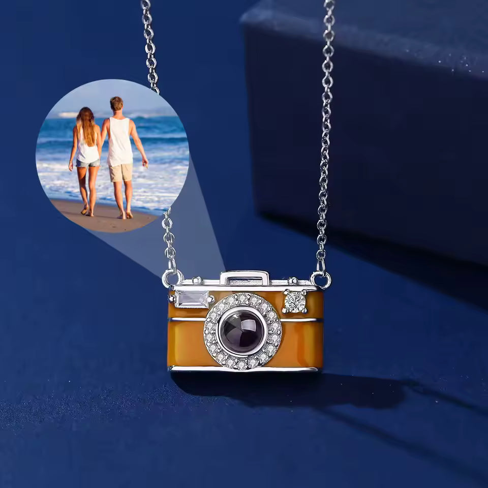 Ebedi Aşk Projeksiyon Fotoğraf Makinesi Kolye