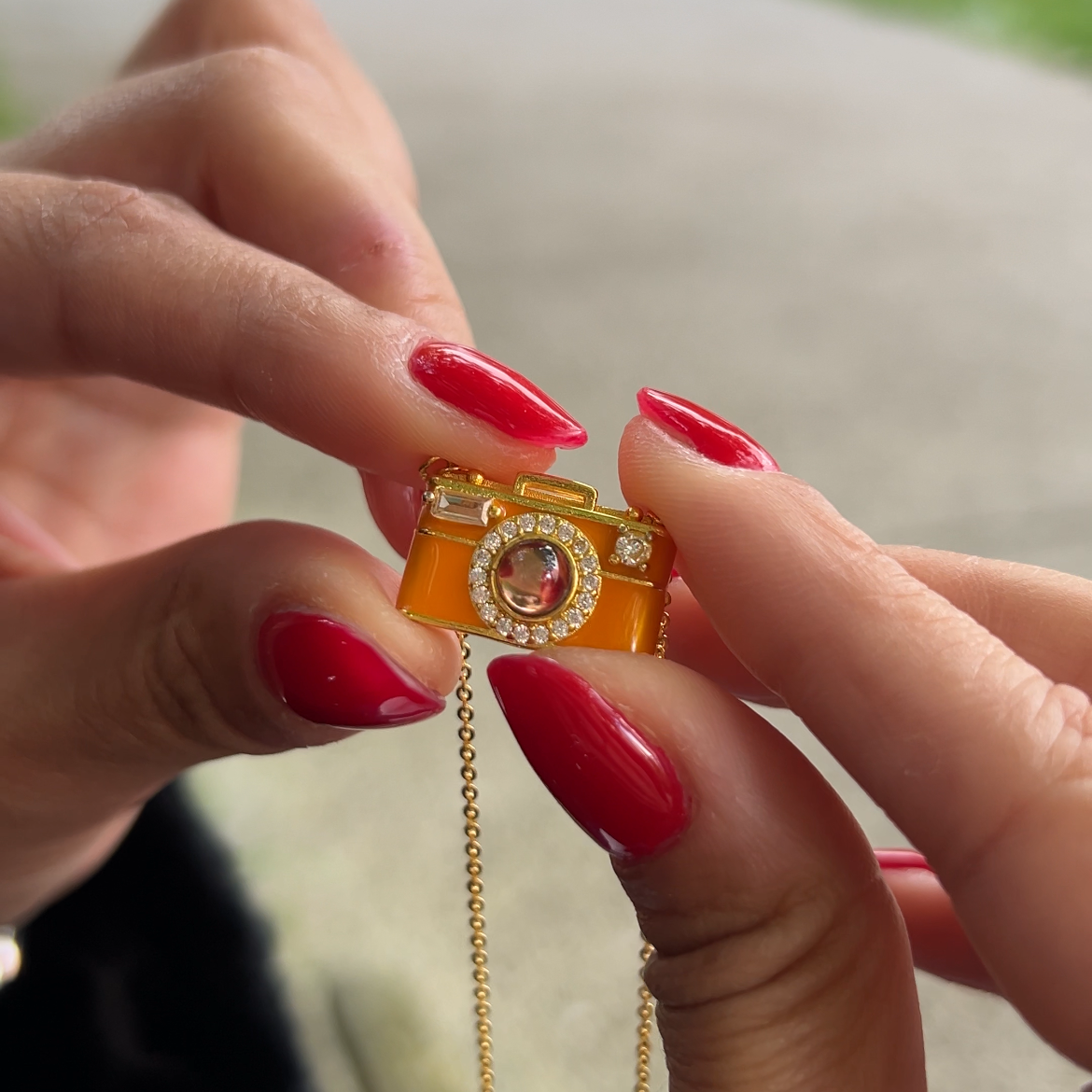 Ebedi Aşk Projeksiyon Fotoğraf Makinesi Kolye